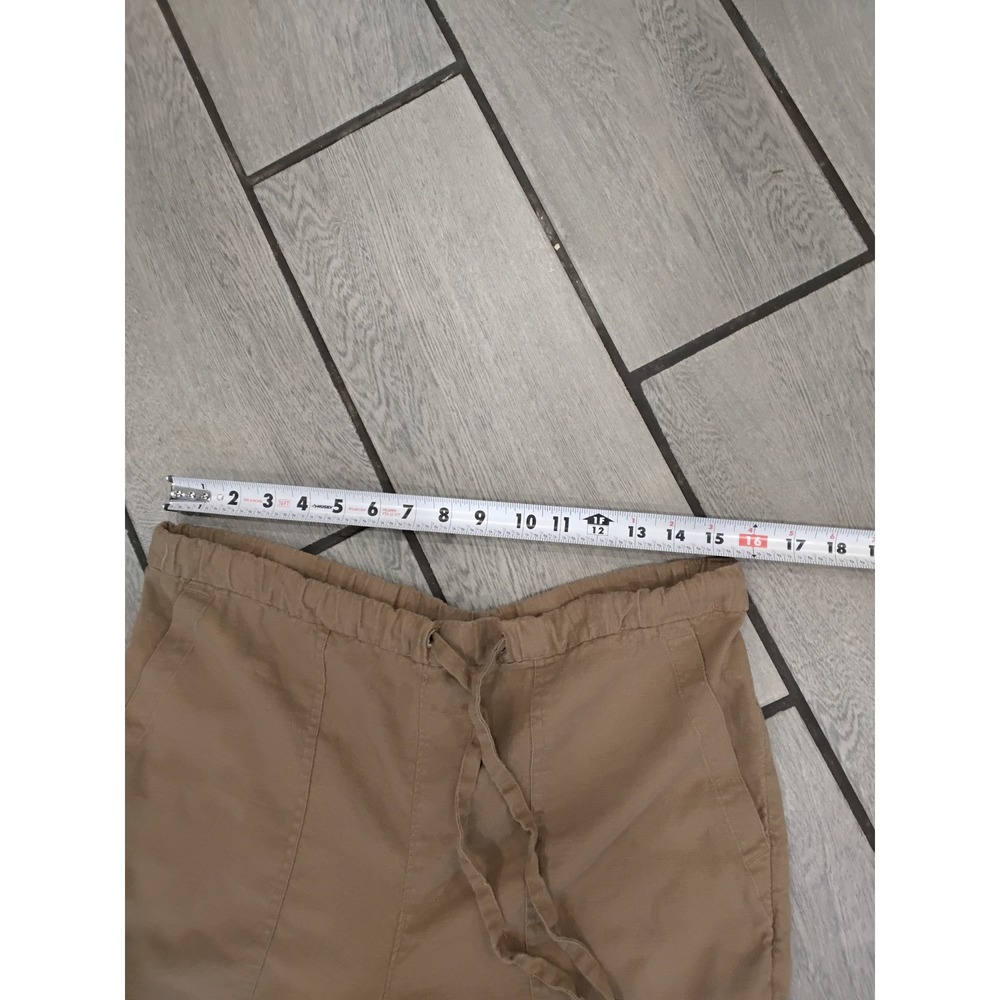 Universal Thread Linen Blend Drawstring Cropped P… - image 4